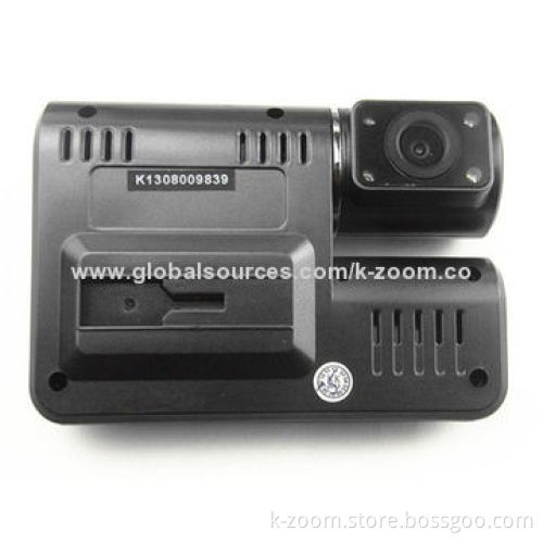 Car Black Box, 2 Channels, Maximum 1,920 x 1,080P/25fps Front